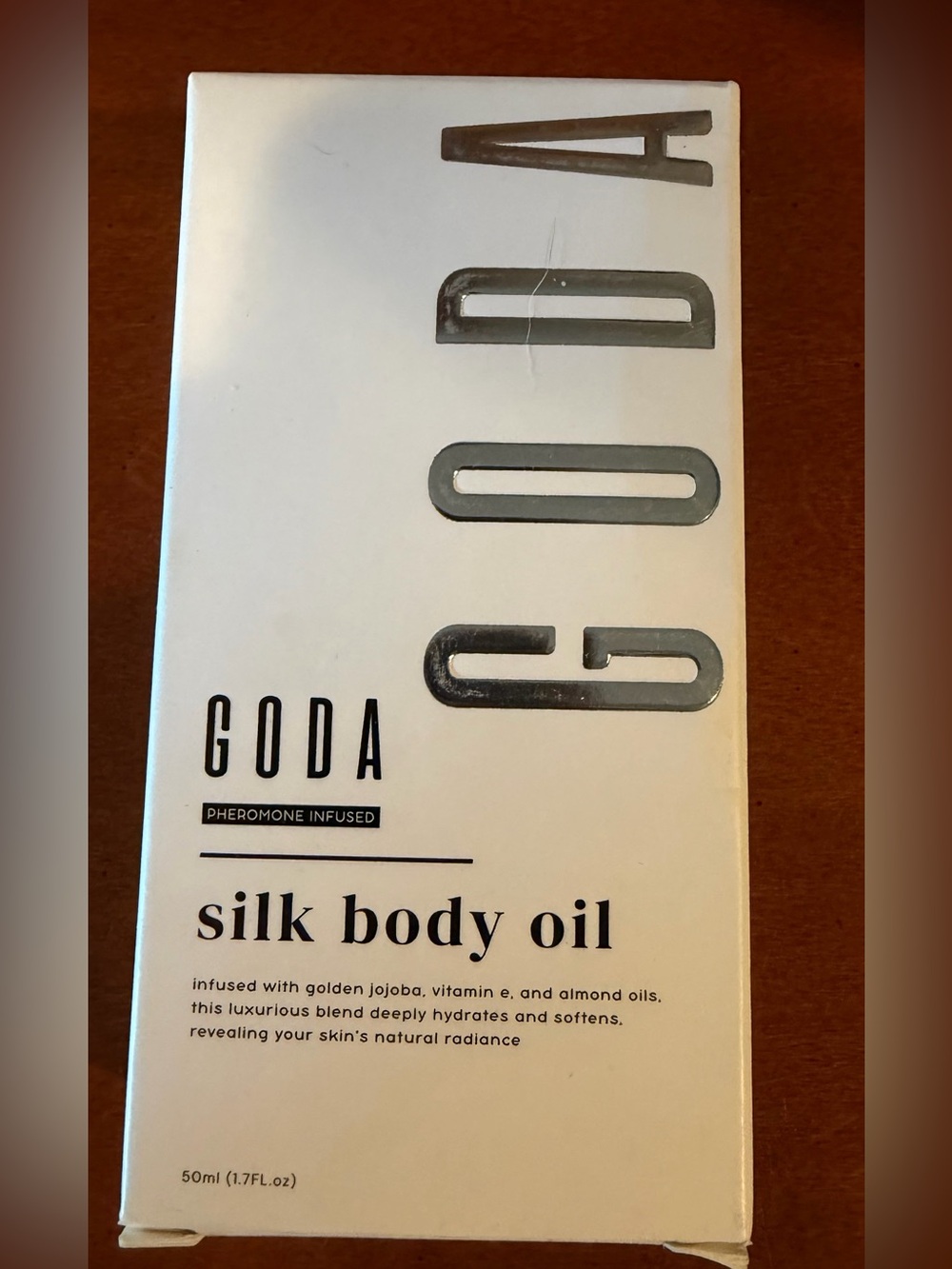 Goda Silk Body Oil - 1.7 oz/50ml New in Box! Infused with pheromones